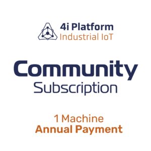 4i Platform: Explore our Community Subscription with affordable yearly fee for 1 machine